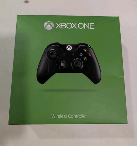 **Boxes & Paperwork only** Microsoft Xbox One Black And Blue Controllers — photo 6