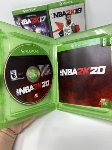 NBA 2K17 2K18 2K20 Lot Of 3 Game Bundle Microsoft Xbox One 2013 Tested Working — photo 4