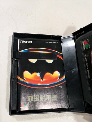 Batman (Sega Mega Drive Japan, 1990) Authentic Game Complete - US Seller — photo 4