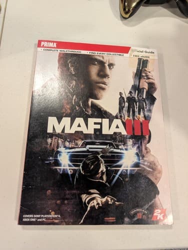 MAFIA III OFFICIAL STRATEGY GUIDE ~ 2016 PRIMA ~ PLAYSTATION 4, XBOX ONE, PC