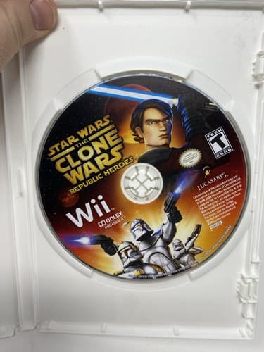 Star Wars the Clone Wars: Republic Heroes  (Wii) Game, Case, Manual CIB Complete — photo 9