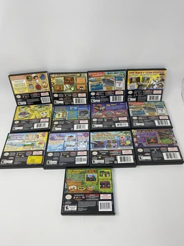 Lot of 13 Nintendo DS CASES ONLY Nickelodeon Lot Dora SpongeBob Avatar Diego — photo 2