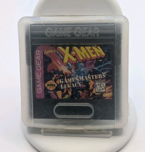 X-Men GameMaster's Legacy Sega Game Gear Game Cartridge Authentic