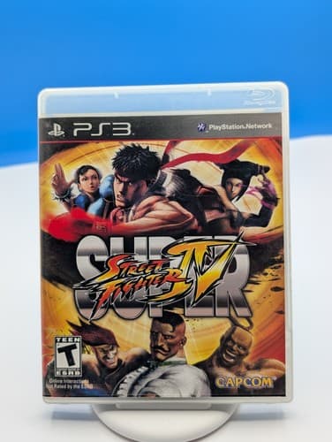 Super Street Fighter 4 IV PS3 CIB W/ Manual - PlayStation 3 Tested