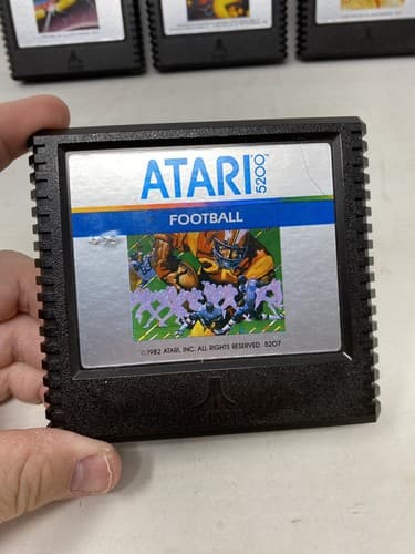 Atari 5200 Lot Of 7 Games PAC Man Breakout Congo Raiders Soccer Football Qix — photo 9