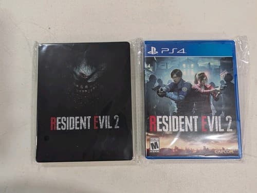 Resident Evil 2 Steelbook - Best Buy Exclusive - NO GAME DISC - PS4 W/ Game