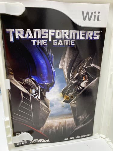 Lot of 2 Nintendo Wii Games - Transformers: The Game & Cybertron Adventures WORK — photo 6