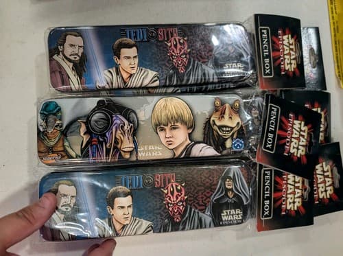 Star Wars Lot of 7 Pencil Pouches, 6 Pencil Boxes, Brand New Podracer Episode 1 — photo 8