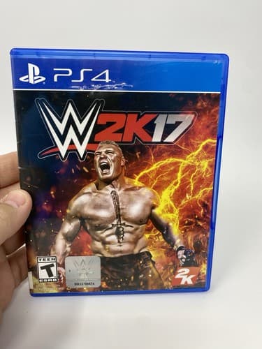 WWE 2K17 (Sony PlayStation 4, 2016) Game & Case Tested