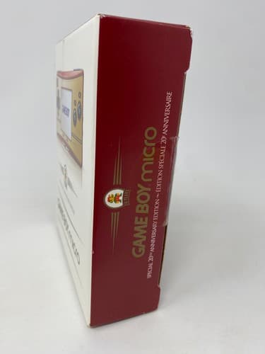 Nintendo Gameboy Micro Special 20th Anniversary Edition 2005 Mint Factory Sealed — photo 2