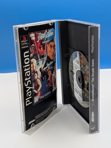 WrestleMania: The Arcade Game PS2 Longbox case broken w/ instructions Look — photo 3