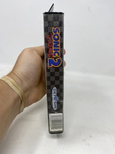 Sonic the Hedgehog 2 (SEGA Genesis, 1992) Not For Resale Box And Cartridge — photo 3