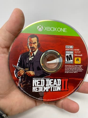 Red Dead Redemption 2 (Xbox One, 2018) Discs Only Tested Working — photo 6