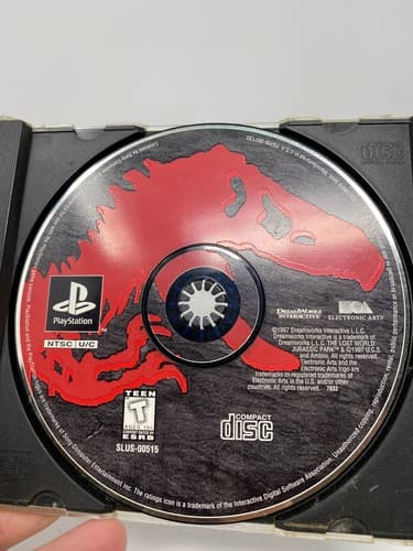 Lost World: Jurassic Park (Sony PlayStation 1, 1997) PS1 Game Only — photo 3