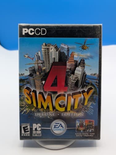 SimCity 4: Deluxe Edition (PC, 2005) - SimCity 4 & Rush Hour - New & Sealed