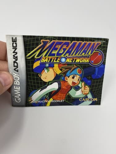 Mega Man Battle Network (Nintendo Game Boy Advanced) Manual Only No Game