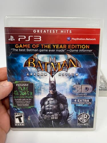 Playstation Batman Lot  Arkham Asylum PS3 - Arkham City PS3 Lot Bundle CIB — photo 2