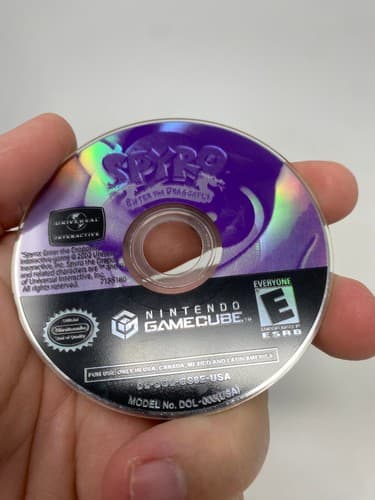 Spyro: Enter the Dragonfly (Nintendo GameCube, 2002) Disc Only Tested — photo 3