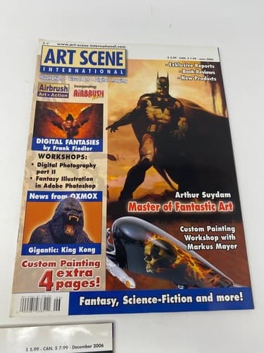Lot of 3 Art Scene International Airbrush Illustration Feb 2005 Michael Knepper — photo 3