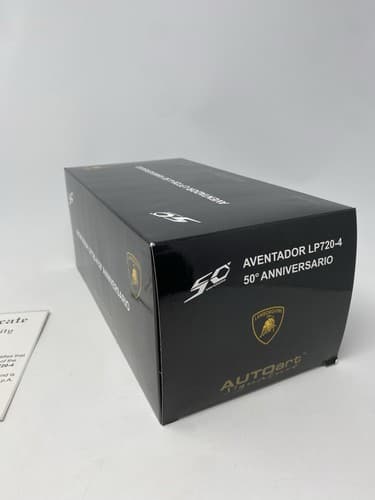 Autoart 1/18 Lamborghini Aventador Lp720-4 50Th Anniversary White Perfect New — photo 5