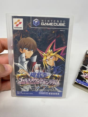 YU-GI-OH FALSEBOUND KINGDOM Japan GameCube With Slip Cover & Manual CIB Complete — photo 7