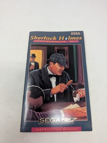 Sherlock Holmes: Consulting Detective Volume II 2 Sega CD Complete And Tested — photo 5