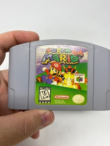 Nintendo Super Mario 64 (Nintendo 64 N64) Game Cartridge E Rated NTSC-U/C — photo 2