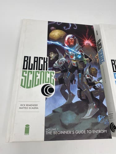 Black Science Hardcover Compendiums #1 & 2 DCBS Variant Covers Image Comics — photo 2