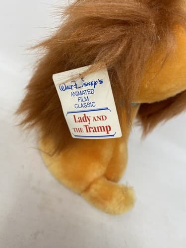 Vintage 80s Disneyworld  Disneyland Lady From Lady And The Tramp 7” Plush — photo 3