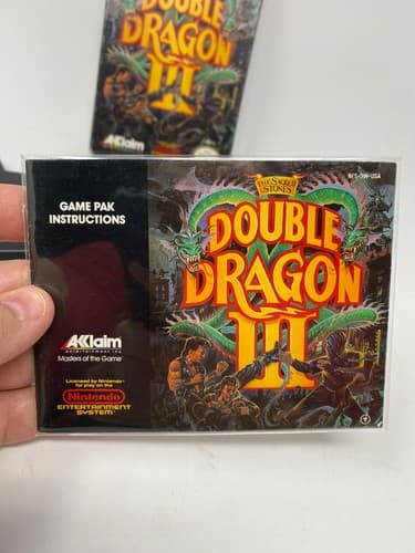Double Dragon III: The Sacred Stones - Nintendo NES - Complete In Box CIB — photo 9