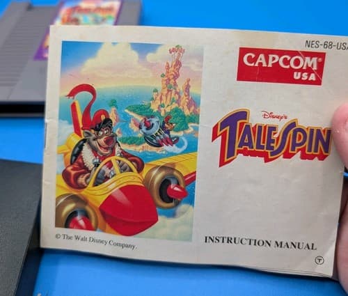 Nintendo NES Disney's Talespin CIB Complete Rough Box, See Photos. Tested — photo 9