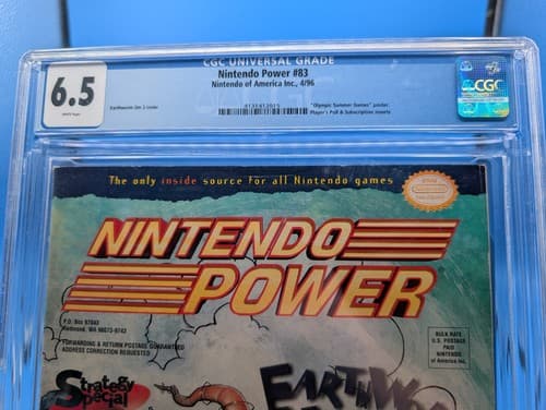 Nintendo Power #83 4/96 CGC 6.5 Vintage SNES Earthworm Jim 2 — photo 6