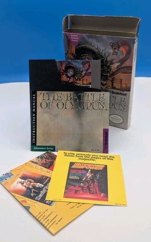 The Battle of Olympus NES Nintendo, Complete CIB Tested With Extra Inserts — photo 3