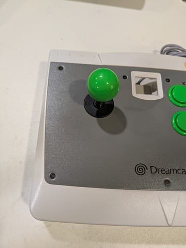 Sega Dreamcast Official Arcade Stick Fightstick Fighting Stick HKT-7300 Tested — photo 2