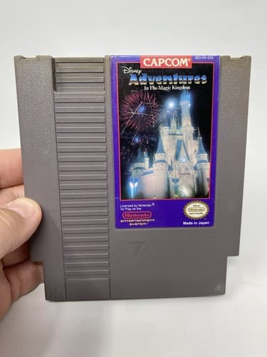 Disney Adventures In The Magic Kingdom (Nintendo NES Game, 1990) NES Tested