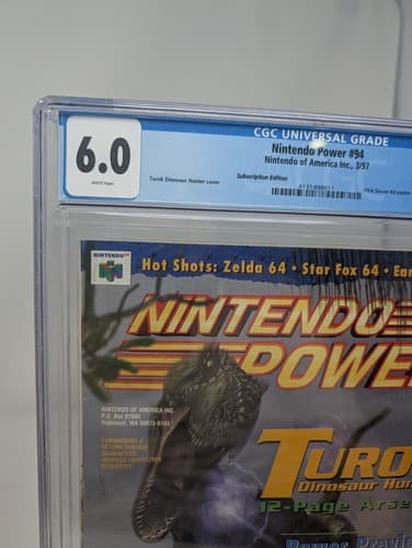 Nintendo Power #94 March 1997 Turok CGC 6.0 Graded — photo 2
