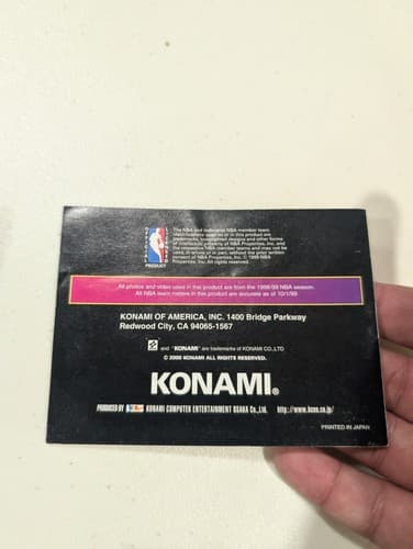 NBA In The Zone 2000 - Nintendo Game Boy Color GBC - Game Cart & Manual Tested — photo 6
