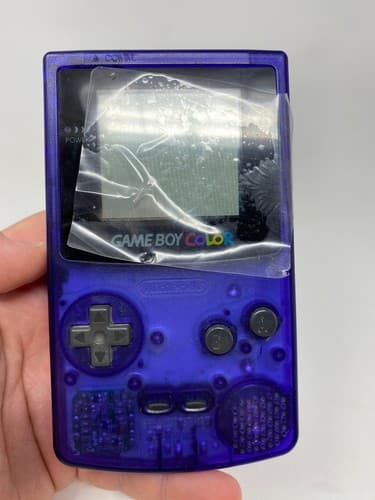 Nintendo Gameboy Color console Midnight Blue Japan GBC w/ Battery Cover JPN — photo 2