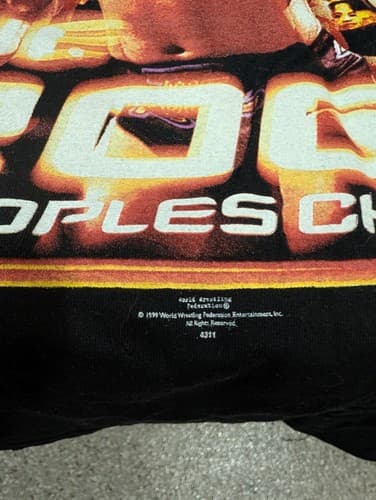Vintage WWF The Rock People’s Choice Glow In Dark Shirt Men’s XXL 2XL 90s — photo 4