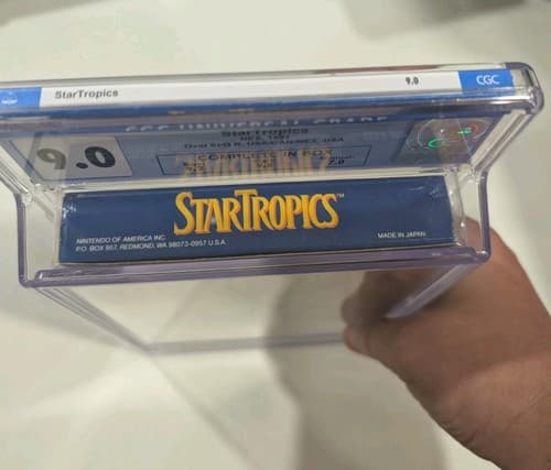 Star Tropics Startropics Nintendo NES CGC Graded 9.0 CIB - 9.8 Cart, 9.2 Box! — photo 8