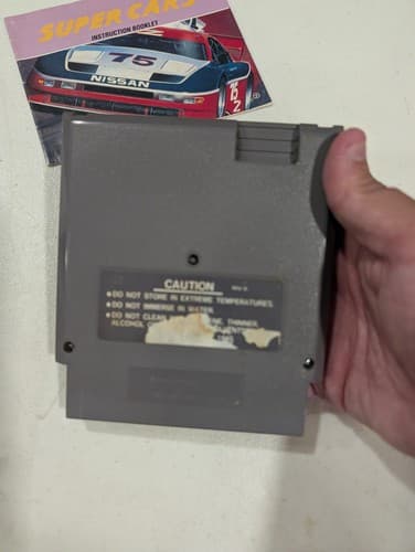Super Cars (Nintendo NES, 1991) Game Cart & Manual, Tested & Working — photo 4