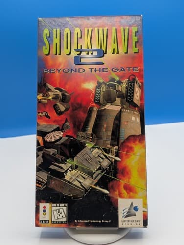 Shockwave 2 Beyond The Gate (3DO) CIB Complete + Longbox + Reg Card! Tested! USA