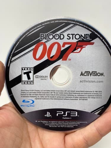 Activision Blood Stone 007 (Sony PlayStation 3, 2010) Disc Only 