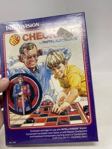 CHECKERS Intellivision Mattel Electronics New Factory Sealed Ship Fast Authentic — photo 3