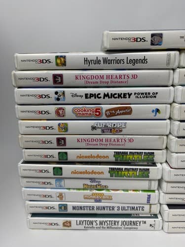 Lot of 25 Nintendo 3DS Cases Only Hyrule Kingdom Hearts Laytons Turtles Mama — photo 2