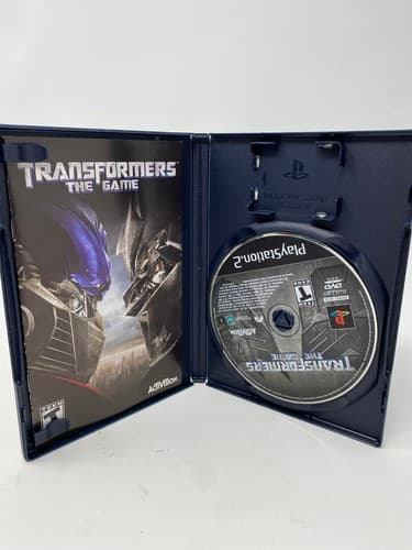 Transformers: The Game PS2 Sony PlayStation 2 CIB Complete in Box w/ Manual — photo 7