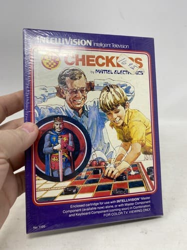 CHECKERS Intellivision Mattel Electronics New Factory Sealed Ship Fast Authentic — photo 2