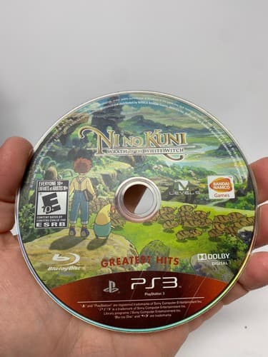 Ni No Kuni: Wrath of the White Witch Playstation 3 PS3 Greatest Hits Disc ONLY — photo 2
