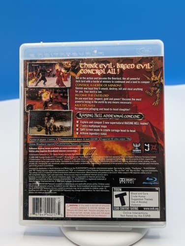 Overlord: Raising Hell (Sony PlayStation 3, 2008) Complete W/ Manual TESTED — photo 2