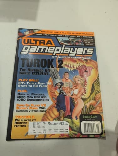 Ultra Gameplayers Magazine #110 May 1998 with Subscriber Newsletter, Turok 2 64